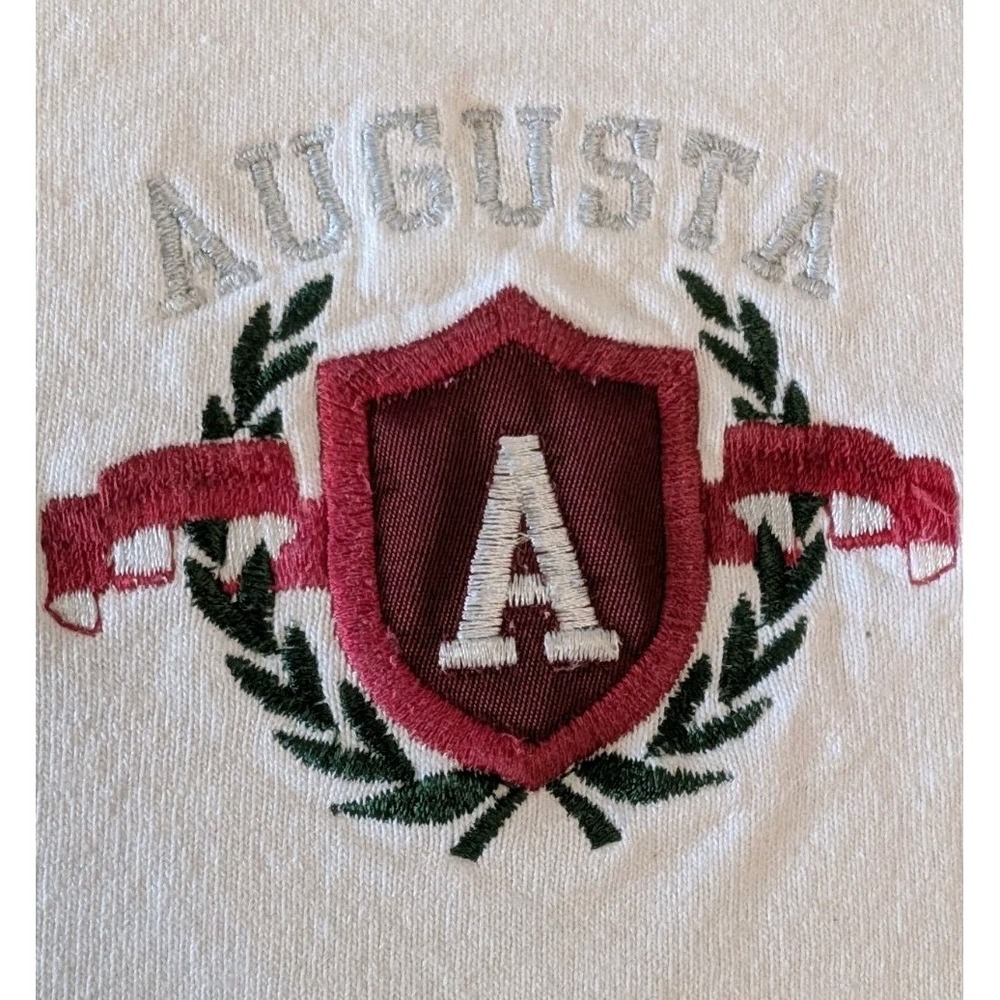 Vintage SANTEE HVYWT T-Shirt XL Augusta University Embroidery Made in USA